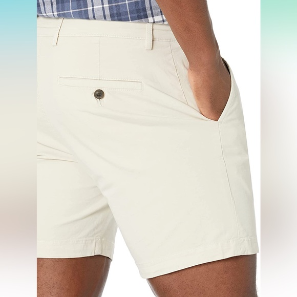 NWT Goodthreads Slim-Fit 7" Flat-Front Comfort Stretch Chino Short - Picture 3 of 6